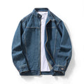 Men's Casual Denim Jacket Style Loose Workwear Jacket Top