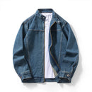 Men's Casual Denim Jacket Style Loose Workwear Jacket Top