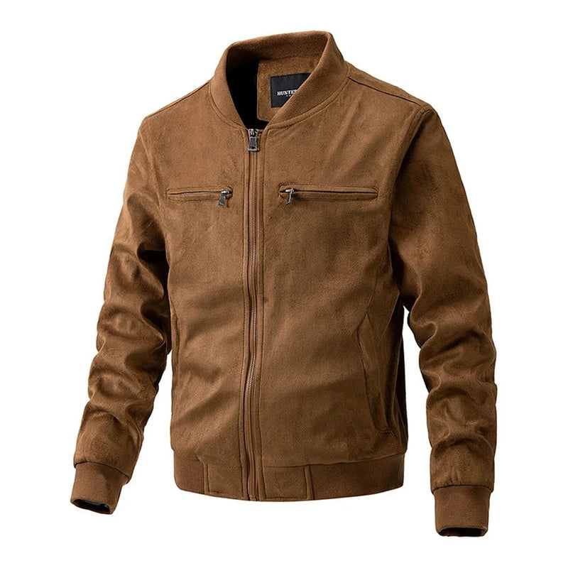 Mens Casual Retro Jackets European Basic Jacket Winter Warm Outerwear Men Streetwear
