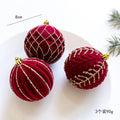 Christmas Tree Ball Decoration Red Velvet Christmas Tree Atmosphere Decoration Props