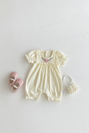 New Infant  Girls Sweet Romper Newborn Princess Kids Cute Party Birthday Dress
