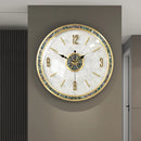 Luxury Brass Clock for Living Room Decoration Shell Wall Clock Decor