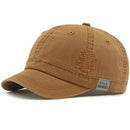 Baseball Cap 6 Panels Baseball Hat Short Brim Sun Cap Adjust Snapback Caps