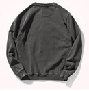 Autumn Winter Fall American Casual Hoodies for Men Heavy Washed Pullovers Knitted Loop Sweatshirt