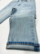 Women stretch slim jeans High waist casual lady straight denim pants