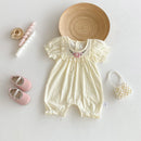 New Infant  Girls Sweet Romper Newborn Princess Kids Cute Party Birthday Dress