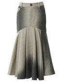 Elegant Trumpet Woolen Half-body Skirt Women Tide Spring Autumn