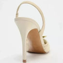 Elegant Women Pumps Slingbacks High Heels for Ladies Women Designer Shoes
