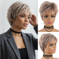 4 Inch Natural Synthetic Wigs for Women Short Curly Wig Daily Party Heat Resistant Hair