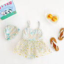 Cute Girl Baby Princess Children's Summer Dress Parent Child One Piece Swimwear for Girls