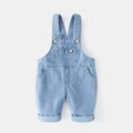 Kids Denim Overalls Girls Cute Casual Loose Fit Jeans 1-4T Children Outwear Pants