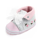 Baby Shoes Girls Newborn Infant Toddler Casual Cotton Sole Anti-slip Soft Sole Comfortable Baby Walking Shoes