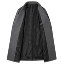 Autumn and Winter Double -breasted Men's Woolen Wool Coat Warm Trench Coat Male Casual Business Jacket