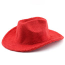 Carnival Outdoor Western Cowboy Top Lamb Woolen Hat Warm Autumn And Winter Jazz Hat