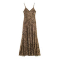 Ladies Summer Dress Women Leopard Sling Dress Party Suspender Sleeveless Dress