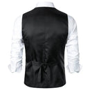 Men Suit Vest Jacket Steampunk vintage Wedding Party Dress Victorian Gothic Men Vest