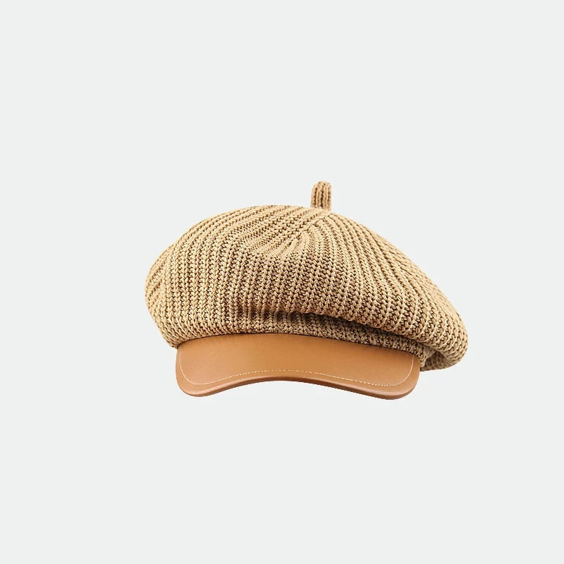 Berets for Spring and Autumn Retro Knitted Hat