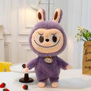 60cm Labubu Cartoon Ragdoll Plush Toys Mink Fur Cute Rabbit Ragdoll Accompany Sleep Plush