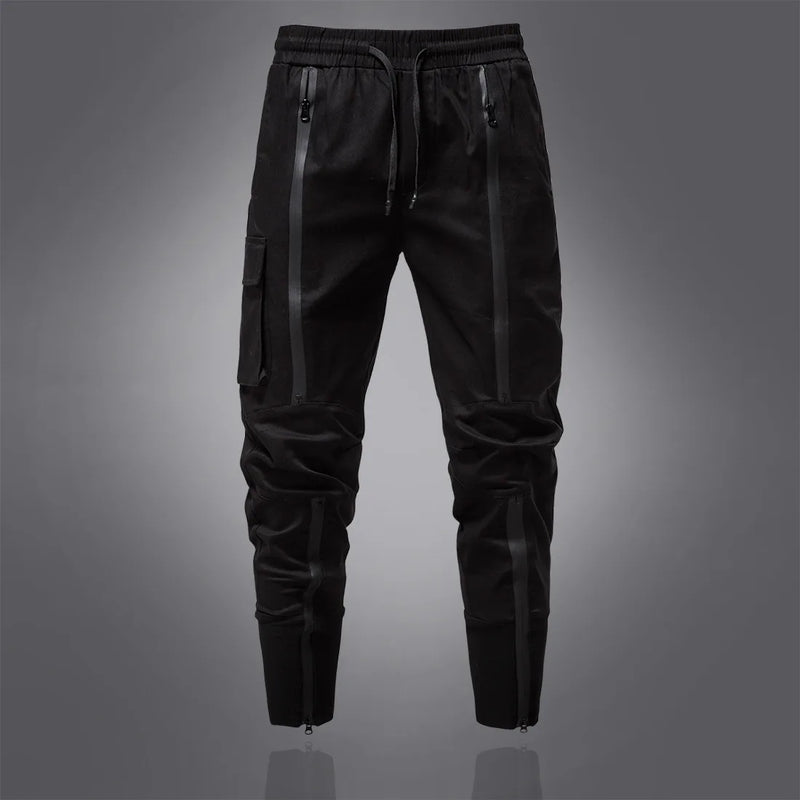 Track Pants Trousers Men Cargo Jumpsuit Steampunk Bottoms Casual Jogger