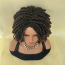 Bob Braided Wig Synthetic Faux Locs Crochet Twist Braiding Wig Dreadlocks Short Wigs For Women
