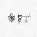 Stud Earrings Marcasite Star Europe Glam Good Jewerly For Women Gift In 925 Sterling Silver