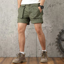 Men Casual Cargo Shorts Short Pants Loose Male Outdoor Shorts Solid  Summer