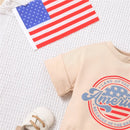 Independence day Baby Romper Newborn Baby Girl Boy Summer Clothes Casual Baby Short Sleeve Jumpsuits Toddler Playsuit