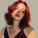 Reddish Brown Long Wavy Closure Human Hair Wig For Women Remy Hair Body Wave