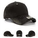 Ripped Baseball Cap Punk Rock Denim Hat Street Casual Casquette