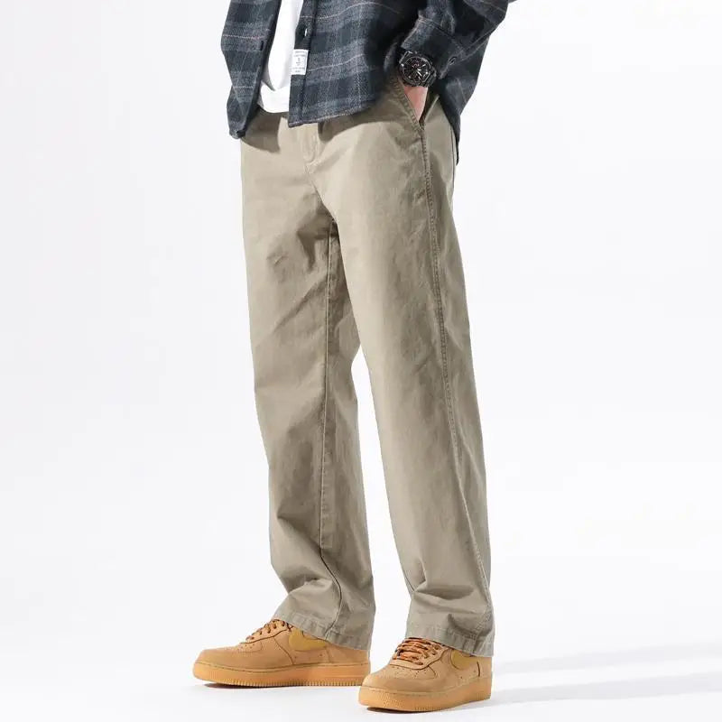 Men Clothing Spring Autumn Casual Loose Trousers
