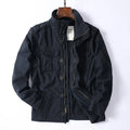 Dark blue jacket on a white background, Obroi