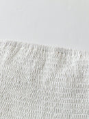 Women Summer Holiday Style Double Layer Ruffle Swing Tube Women's Tops