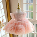 Princess Luxury Formal Dress Girls Birthday Performance Pageant Girl Outfits Banquet Flower Puffy Gown