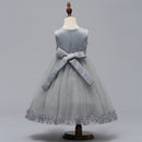 Summer Girls Party Dress Flower Kids Yong Children Elegant Birthday Princess