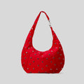 Rivet Hobos Women Shoulder Bags Punk Oxford Handbags Trend Lightweight Underarm Bag