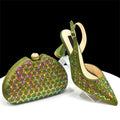Summer Women Sandals Shoes With Matching Bag Set Heels Sandal Shoes And Bag Set For Party