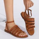 Elegant Women Strappy Sandals with Ankle Wrap Perfect for Chic