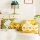 Velvet Floral Petals Cushion Cover Home Decoration For Sofa Couch Bed Living Room