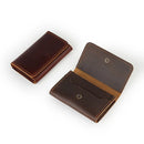 Leather Card Holder Men Genuine Leather Credit Card Holder Mini Purse for Male