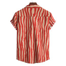 Shirt Summer Shirts For Men Beach Original Men Clothing Man T-shirt Hawaiian Short Sleeve