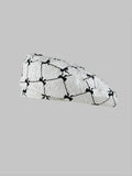 Elegant Celebrity Bow Jacquard Berets for Women Spring and Summer Thin Chiffon Hats