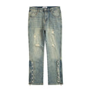 Men Hole Ripped Pantalone Denim