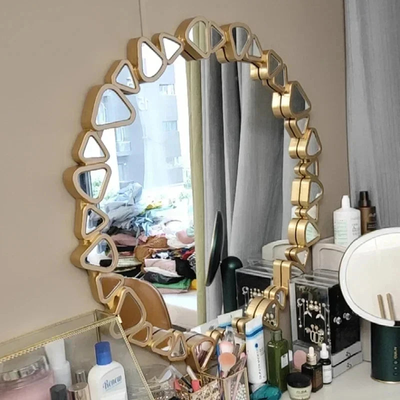Mirror Decor Dressing Table Wall Mirror Modern Metal Design
