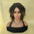 Bob Braided Wig Synthetic Faux Locs Crochet Twist Braiding Wig Dreadlocks Short Wigs For Women