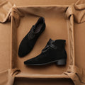 Women Ankle Boots Pointed Toe Thick Heel Women Short Female Boots