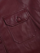 Leather Belted Jacket New Lapel Long Sleeve Women Coat Spring Autumn