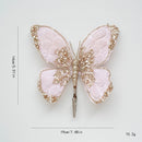 Christmas Decoration High-end Cloth Simulation Butterfly Christmas Floral Accessories Christmas Tree Decoration Arrangement