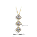 S925 Silver Necklace For Women Full Moissanite Pendant Classic Engagement Wedding Jewelry Gift