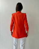Elegant Blazer For Women Long Sleeve Top Coat jacket Retro Streetwear Overcoat