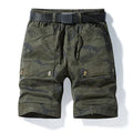 Men's Camouflage Cargo Shorts Loose Fit Casual Outdoor Work Shorts High Quality Cotton Men Short Pants